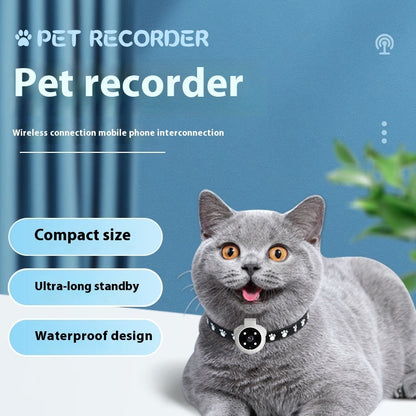 Pet Tracker Camera Collar Recorder