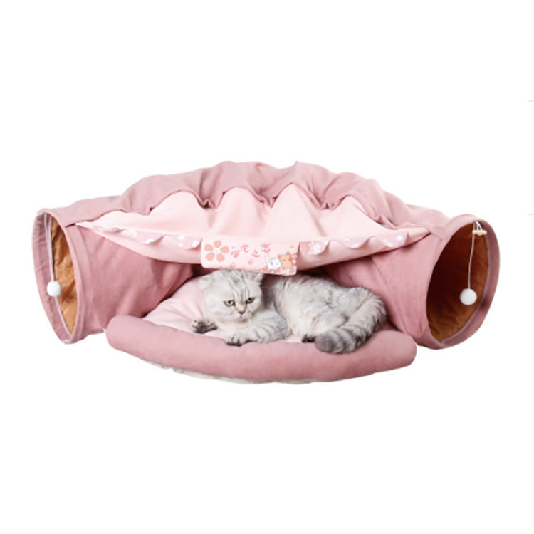 Cat Tunnel Bed