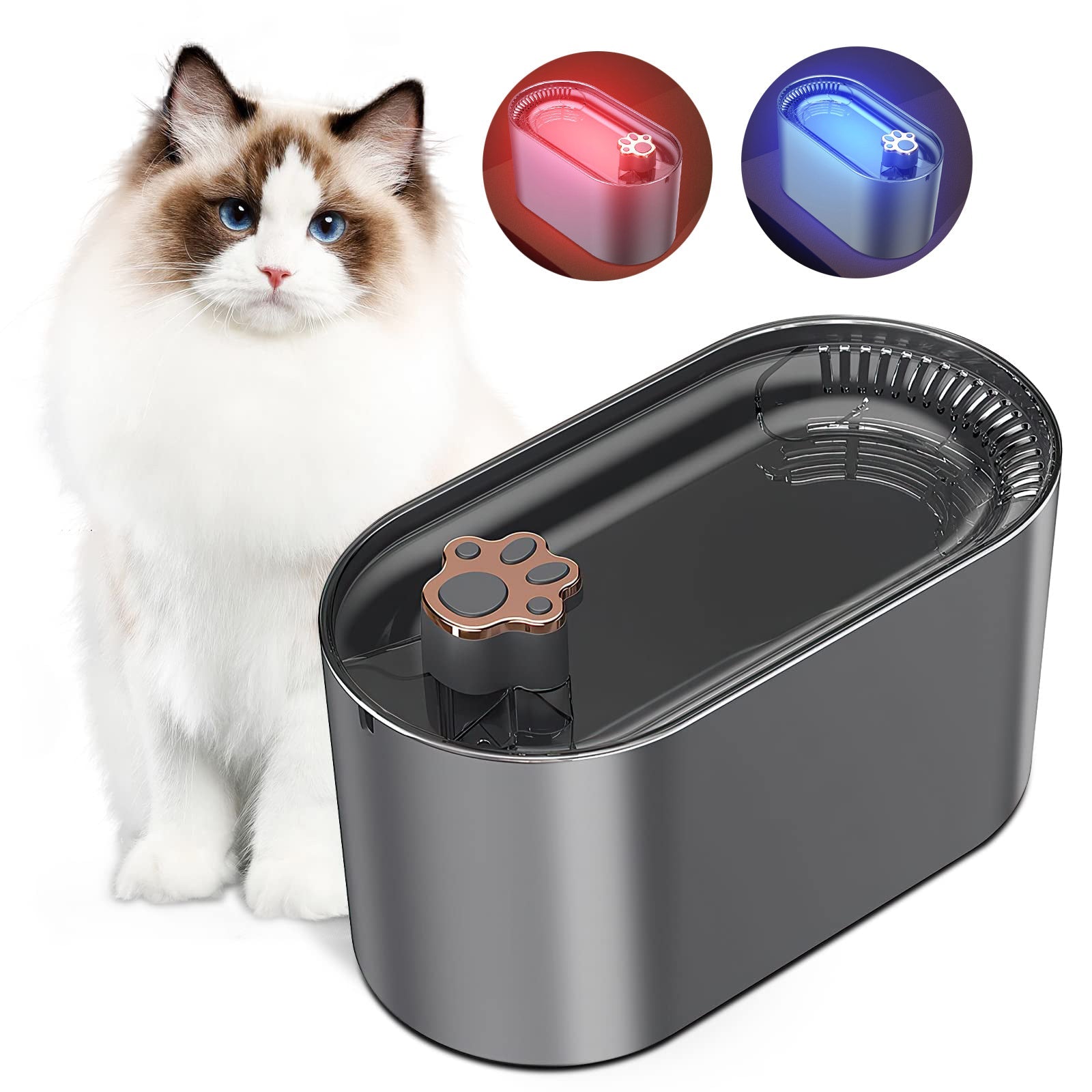 3L Ultra-Quiet Pet Water Fountain